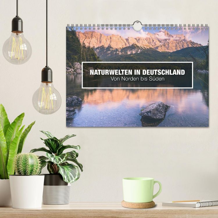 Produktbild: Naturwelten in Deutschland - Von Norden bis S&uuml;den (Wandkalender 2026 DIN A4 quer), CALVENDO Monatskalender