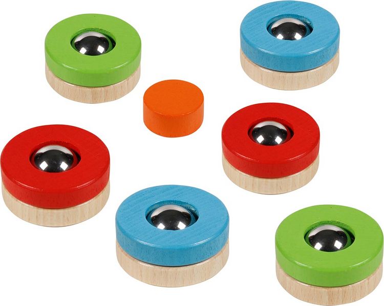 Produktbild: Goki 56788 - Puckfire, Finger-Curling, 7-teilig, Holz/Metall/Textil