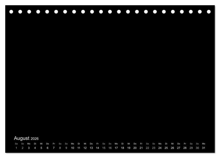 Produktbild: Bastelkalender: DIY Kreativ-Kalender -schwarz- (Tischkalender 2026 DIN A5 quer), CALVENDO Monatskalender
