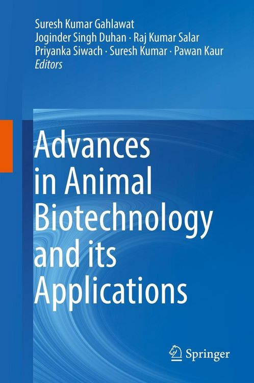 Produktbild: Advances in Animal Biotechnology and its Applications