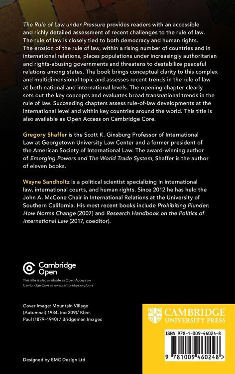 Produktbild: The Rule of Law under Pressure