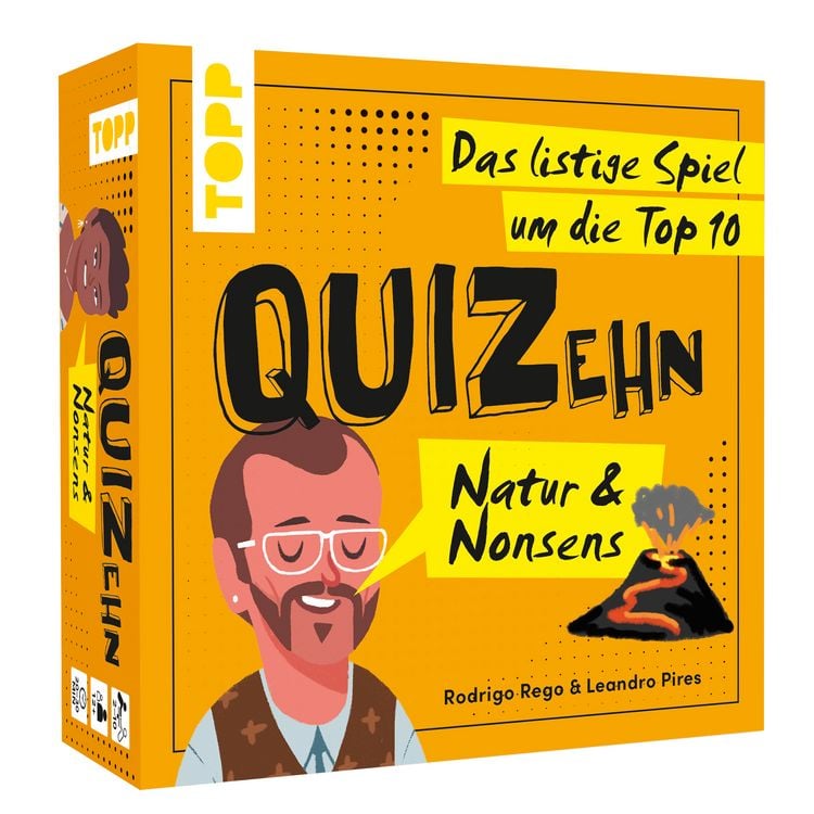 Produktbild: QUIZehn &ndash; Natur & Nonsens. Das listige Spiel um die Top 10