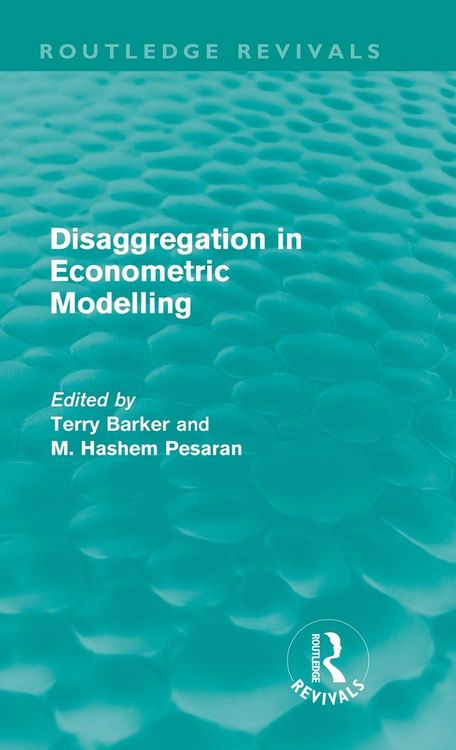 Produktbild: Disaggregation in Econometric Modelling (Routledge Revivals)