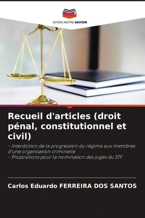 Produktbild: Recueil d'articles (droit p&eacute;nal, constitutionnel et civil)