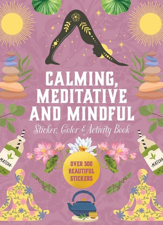 Produktbild: Calming, Meditative and Mindful Sticker, Color & Activity Book