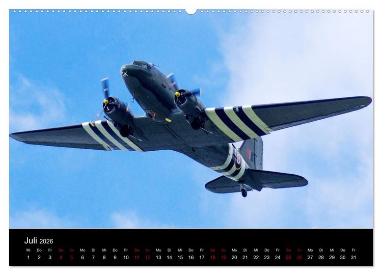 Produktbild: Oldtimer am Himmel (Wandkalender 2026 DIN A2 quer), CALVENDO Monatskalender