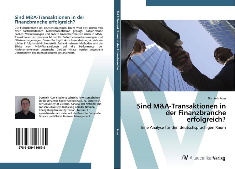 Produktbild: Sind M&A-Transaktionen in der Finanzbranche erfolgreich?