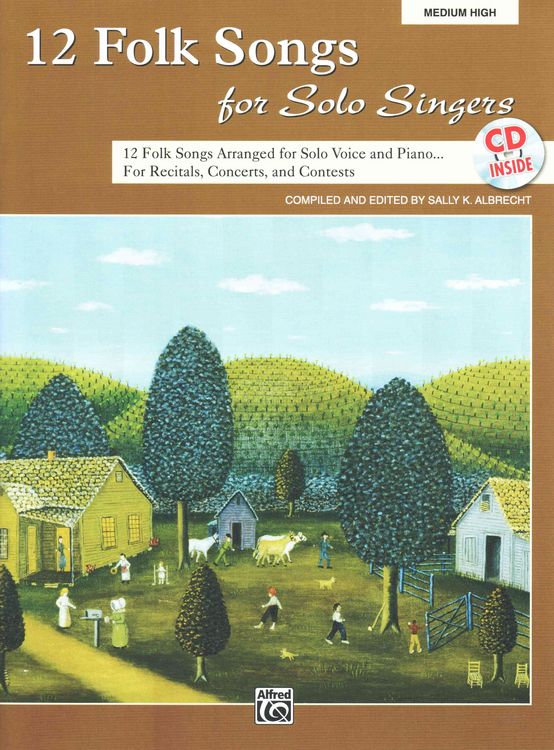 Produktbild: 12 Folk Songs for Solo Singers