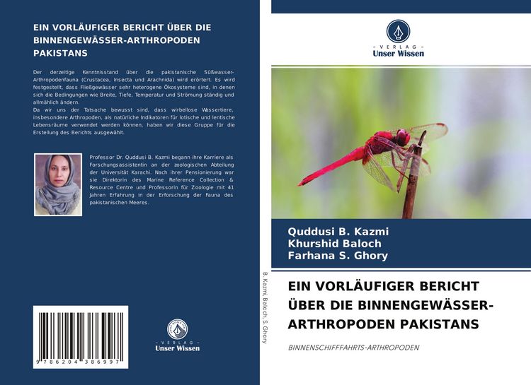 Produktbild: Ein Vorl&auml;ufiger Bericht &uuml;ber die Binnengew&auml;sser-Arthropoden Pakistans