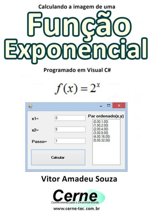 Produktbild: Calculando A Imagem De Uma Fun&ccedil;&atilde;o Exponencial Programado Em Visual C#