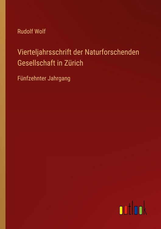 Produktbild: Vierteljahrsschrift der Naturforschenden Gesellschaft in Z&uuml;rich