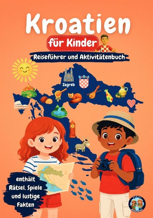 Produktbild: Kroatien f&uuml;r Kinder &ndash; Reisef&uuml;hrer und Aktivit&auml;tenbuch