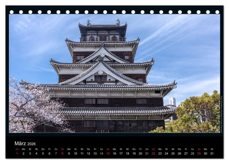 Produktbild: Japan (Tischkalender 2026 DIN A5 quer), CALVENDO Monatskalender