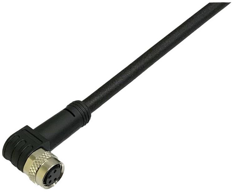 Produktbild: BKL Electronic 2700013 Sensor-/Aktor-Anschlussleitung M8 Kupplung, gewinkelt 5 m Polzahl Sensoren: 4 1 St.
