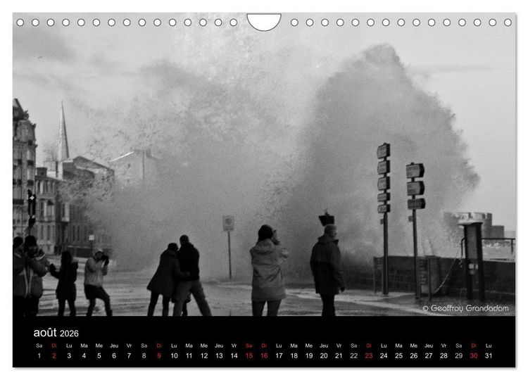 Produktbild: GRANDES MAR&Eacute;ES &Agrave; SAINT-MALO (Calendrier mural 2026 DIN A4 vertical), CALVENDO calendrier mensuel