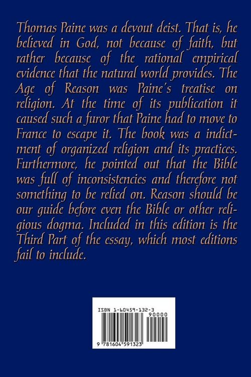 Produktbild: The Age of Reason - A Revolutionary Defense of Deism, Reason, and Religious Freedom
