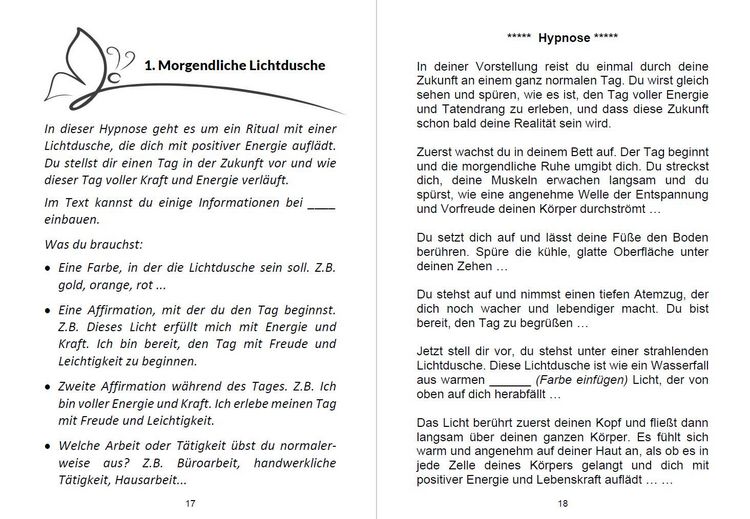 Produktbild: Hypnosetexte zum Vorlesen und selber Zusammenstellen 9