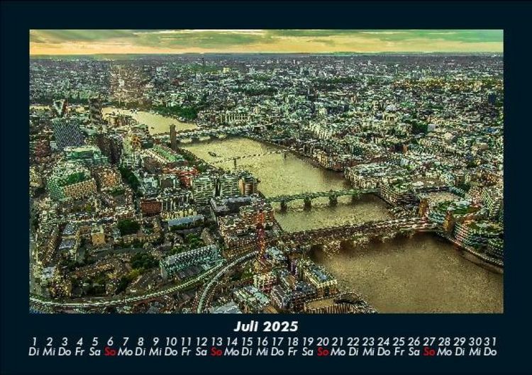 Produktbild: London 2025 Fotokalender DIN A5