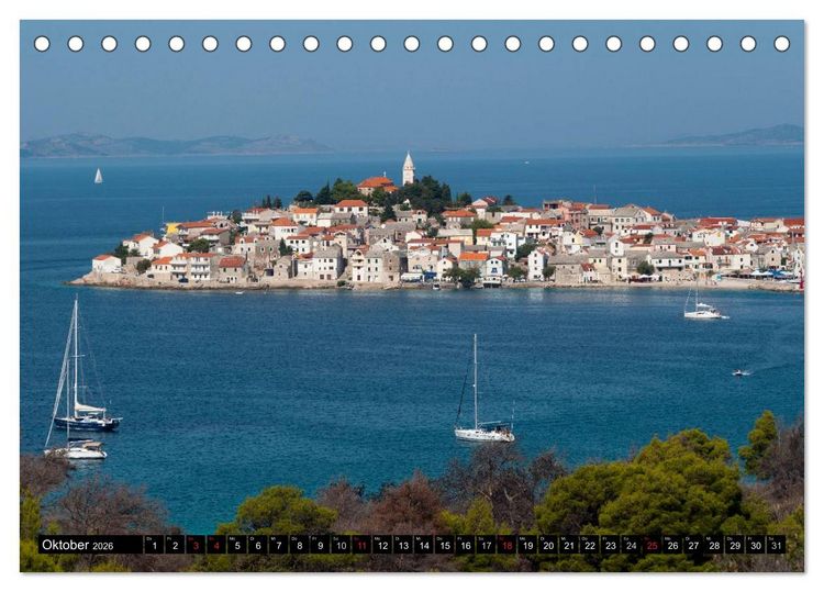 Produktbild: Kroatien (Tischkalender 2026 DIN A5 quer), CALVENDO Monatskalender