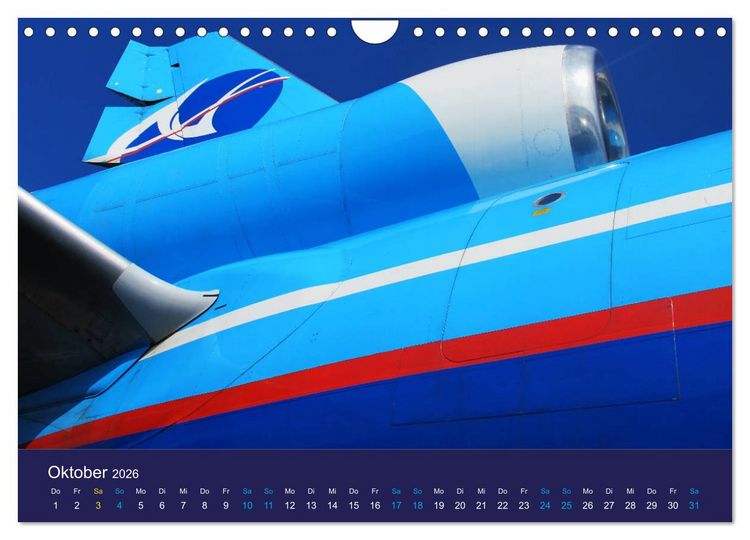 Produktbild: Seltene Luftfahrt Perspektiven (Wandkalender 2026 DIN A4 quer), CALVENDO Monatskalender
