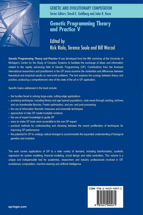Produktbild: Genetic Programming Theory and Practice V