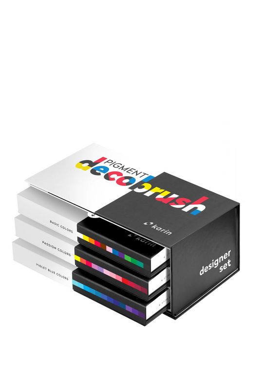Produktbild: KARIN Marker PIGMENT decobrush DESIGNER Set, 36er Set