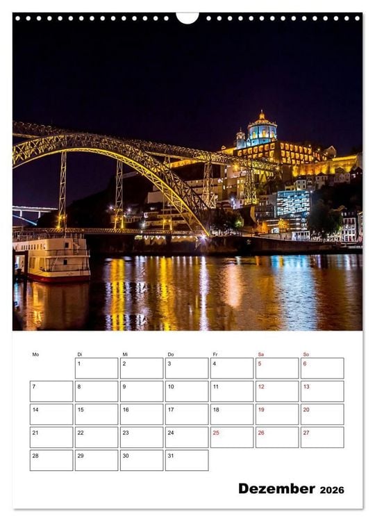 Produktbild: Porto - ein Traumreiseziel (Wandkalender 2026 DIN A3 hoch), CALVENDO Monatskalender