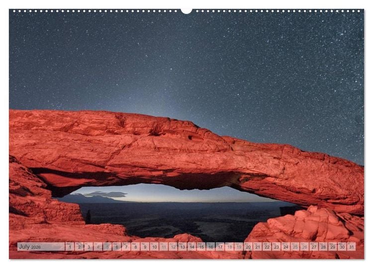 Produktbild: CANYONLAND USA Christian Heeb / UK Version (High Quality Premium Wall Calendar 2026 DIN A2 landscape),CALVENDO 12 Month Wall Calendar