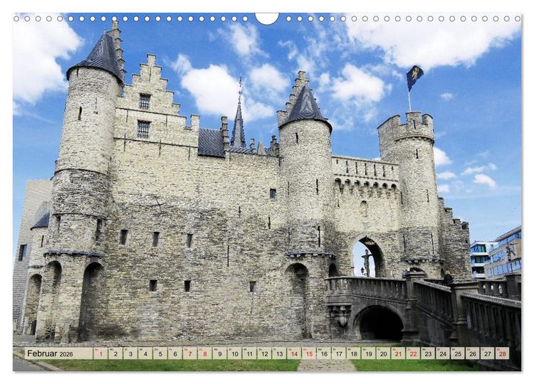 Produktbild: Antwerpen - Faszinierende Gro&szlig;stadt (Wandkalender 2026 DIN A3 quer), CALVENDO Monatskalender