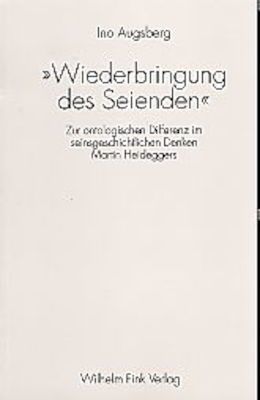 Produktbild: "Wiederbringung des Seienden"