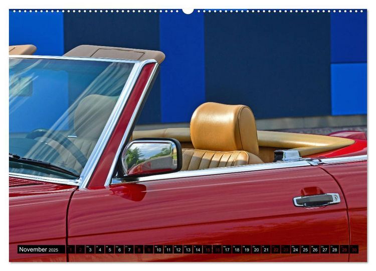 Produktbild: Ein Stern f&uuml;r Amerika - Mercedes Benz 560 SL (hochwertiger Premium Wandkalender 2025 DIN A2 quer), Kunstdruck in Hochglanz