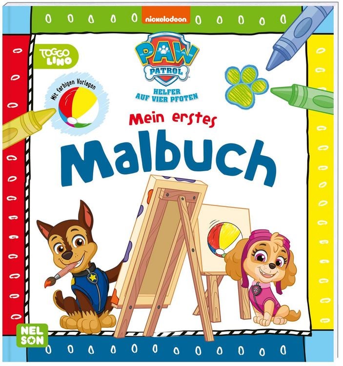 Produktbild: PAW Patrol Lernbuch: Mein erstes Malbuch