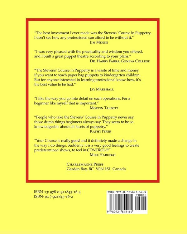 Produktbild: Stevens' Course in Puppetry