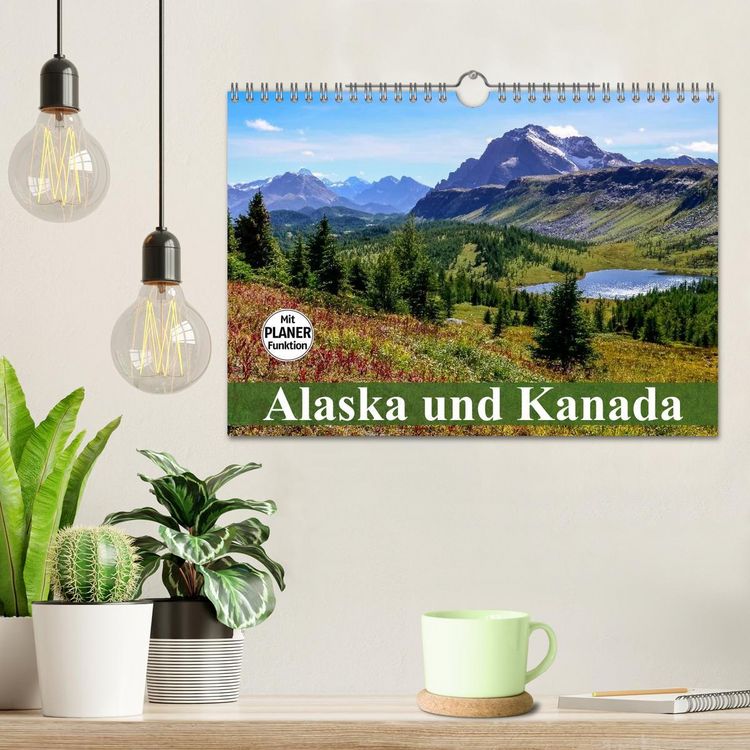 Produktbild: Alaska und Kanada (Wandkalender 2026 DIN A4 quer), CALVENDO Monatskalender