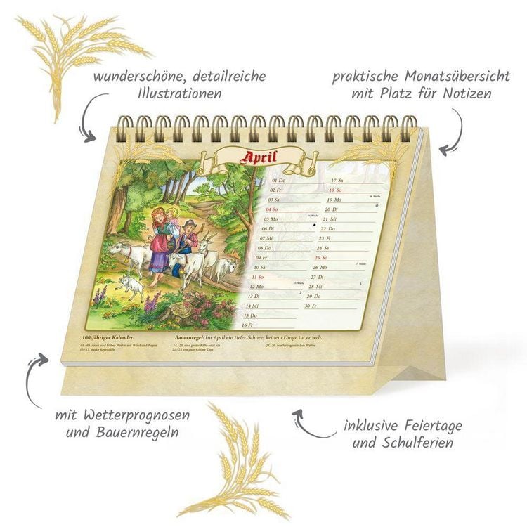 Produktbild: TR&Ouml;TSCH - Aufstellkalender Der 100-j&auml;hrige Kalender 2027
