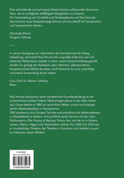 Produktbild: Symmetrien als Grundprinzip der Klangsch&ouml;pfung