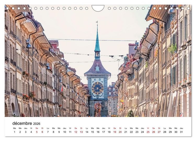 Produktbild: Visite de la Suisse (Calendrier mural 2026 DIN A4 vertical), CALVENDO calendrier mensuel