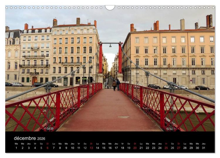 Produktbild: Tout simplement Lyon (Calendrier mural 2026 DIN A3 vertical), CALVENDO calendrier mensuel