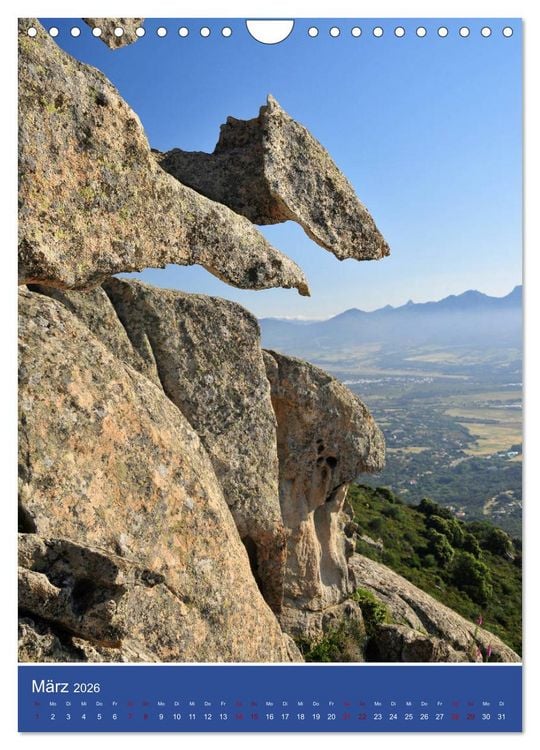 Produktbild: Korsika - Felsen und Meer (Wandkalender 2026 DIN A4 hoch), CALVENDO Monatskalender
