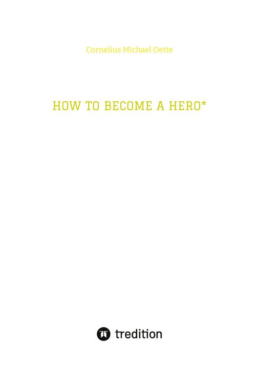 Produktbild: HOW TO BECOME A HERO*