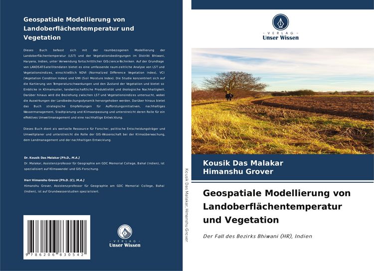 Produktbild: Malakar, K: Geospatiale Modellierung von Landoberfl&auml;chentemp