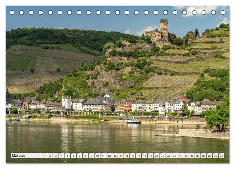 Produktbild: Der Rhein (Tischkalender 2026 DIN A5 quer), CALVENDO Monatskalender
