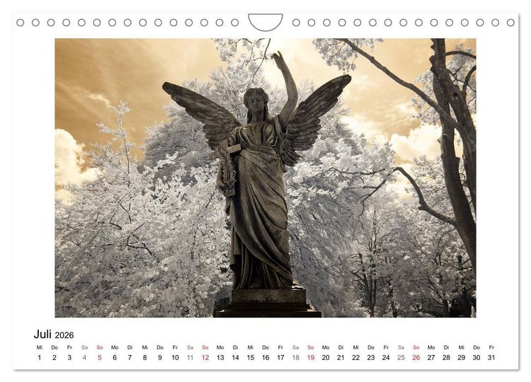 Produktbild: your guardian angel - Dein Schutzengel f&uuml;r jeden Tag (Wandkalender 2026 DIN A4 quer), CALVENDO Monatskalender