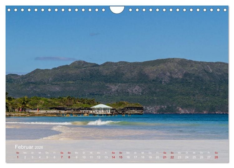 Produktbild: Sehnsucht Dominikanische Republik 2026 (Wandkalender 2026 DIN A4 quer), CALVENDO Monatskalender