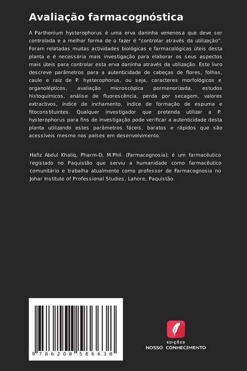 Produktbild: Avalia&ccedil;&atilde;o farmacogn&oacute;stica