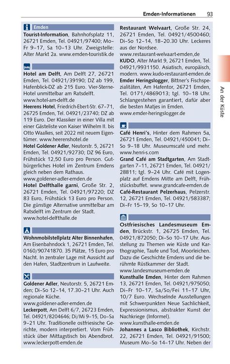 TRESCHER Reiseführer Ostfriesland