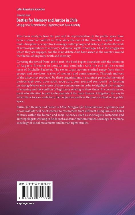 Produktbild: Battles for Memory and Justice in Chile