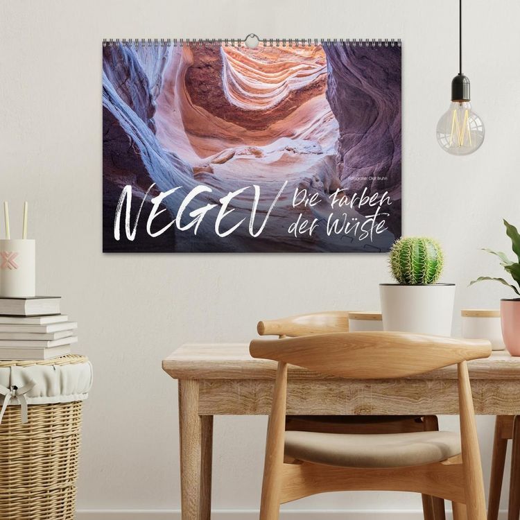 Produktbild: Negev &ndash; die Farben der W&uuml;ste (Wandkalender 2027 DIN A3 quer), CALVENDO Monatskalender