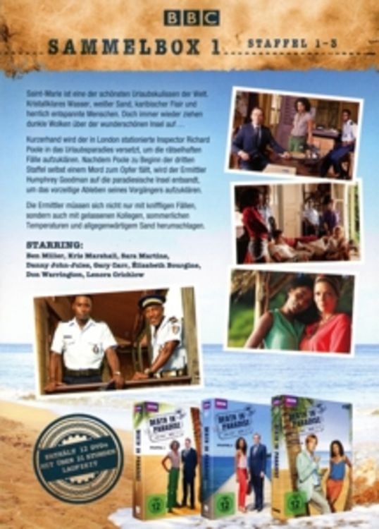 Death in Paradise - Sammelbox 1 - Staffel 1-3 [12 DVDs]