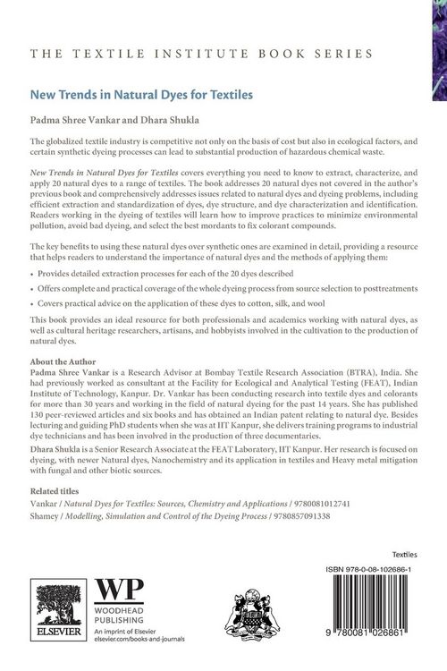 Produktbild: Vankar, P: New Trends in Natural Dyes for Textiles
